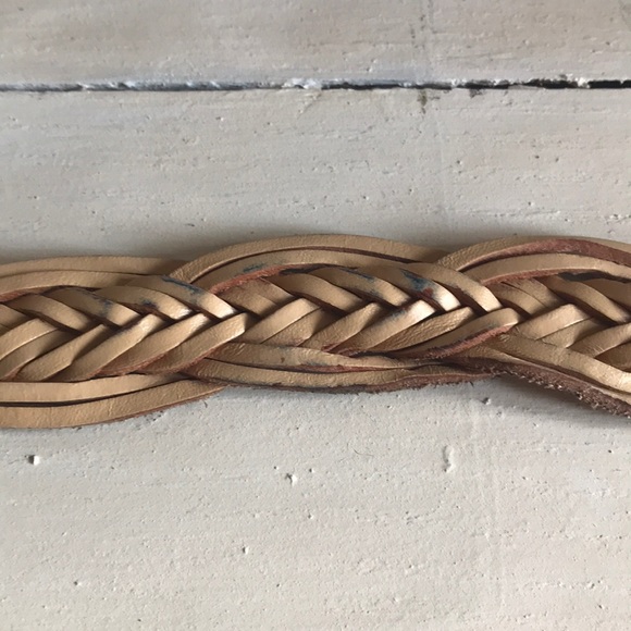 🌿🍁3 for $25🍁🌿 Lands’ End Leather Braided Belt - Picture 5 of 5